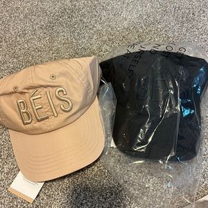 2 Beis ball caps NWT Shay Mitchell beis hats